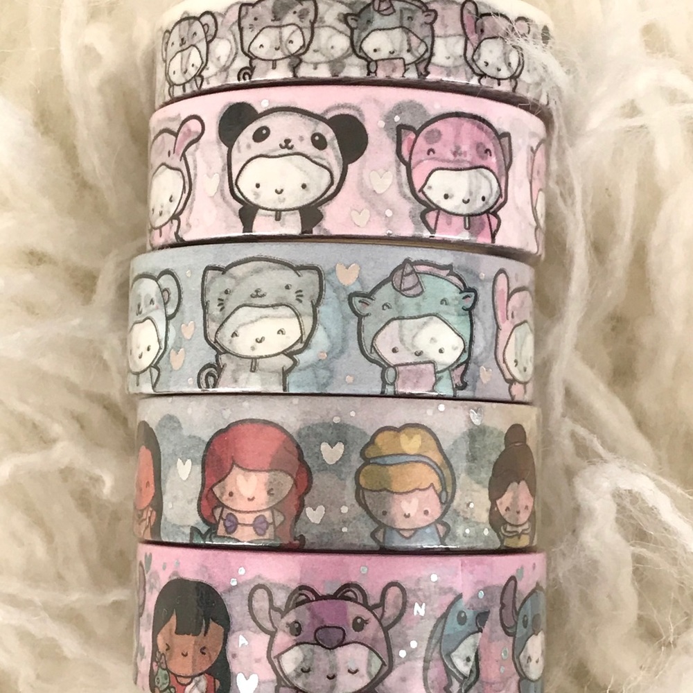 TCMC Coffeemonsterzco Disney washi set Stitch